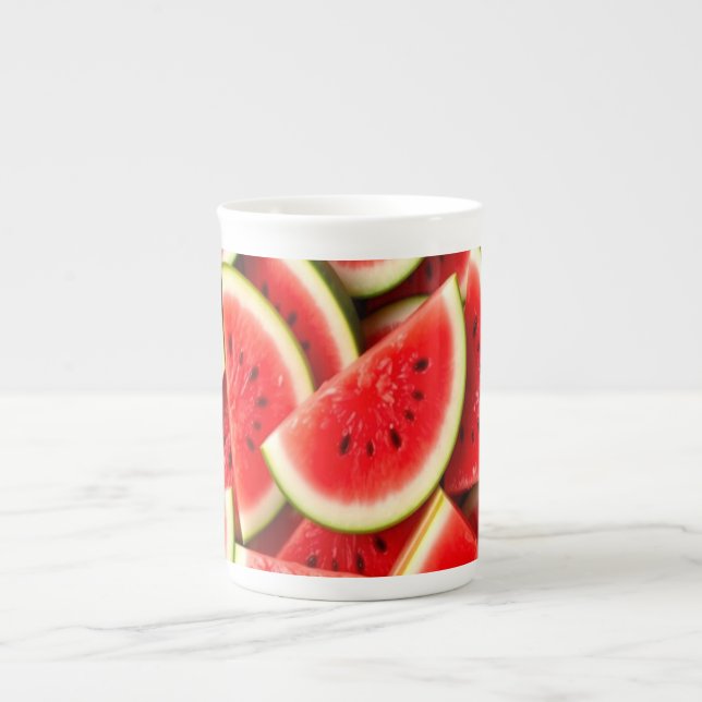 Caneca De Porcelana Bolsa de compra reutilizável (Frente)