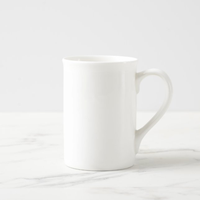 Caneca De Porcelana Bone China Mug para Luxo Diário (Direita)