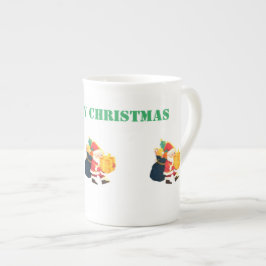 Caneca De Porcelana Bone China Specialty Feliz Desejo de Natal Impress