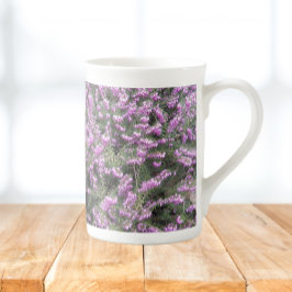 Caneca De Porcelana Bonito Purple Heather Floral