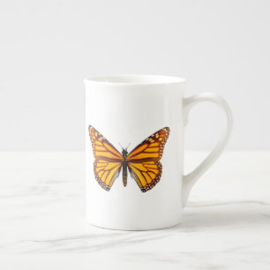 Caneca De Porcelana Borboleta Monarca
