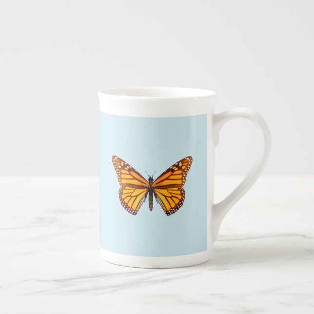 Caneca De Porcelana Borboleta Monarca (Direita)