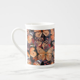 Caneca De Porcelana Borboletas