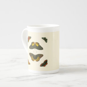 Caneca De Porcelana Borboletas Brilhantes por Pieter Cramer