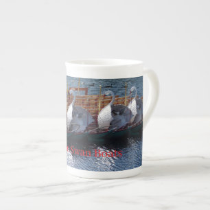 Caneca De Porcelana Boston Swan Boats Mug