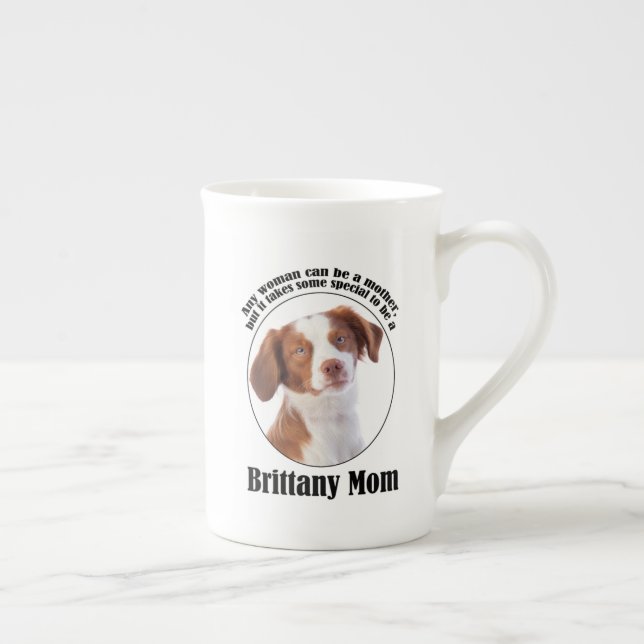 Caneca De Porcelana Brittany Spaniel Traits (Direita)