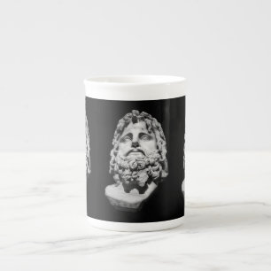 Caneca De Porcelana Busto Greco Romano