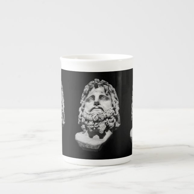 Caneca De Porcelana Busto Greco Romano (Frente)