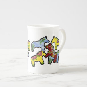 Caneca De Porcelana Caça Selvagem Ossada China
