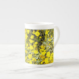 Caneca De Porcelana Café de China dos "Wildflowers"/caneca/copo do chá