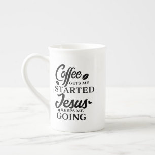 Caneca De Porcelana Café De Cotação Cristã Me Dá Um Script Inicia