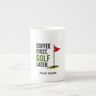 Caneca De Porcelana Café diário de golfe 