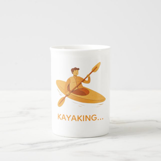 Caneca De Porcelana Caiaque (Frente)