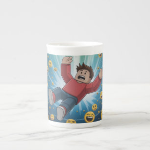 Caneca De Porcelana Cair na bolha 