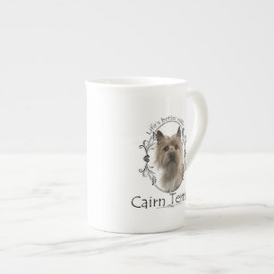 Caneca De Porcelana Cairn Terrier Bone China Mug