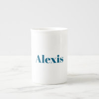 Caligrafia Nome Script Simples Branco Azul