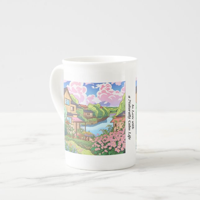 Caneca De Porcelana Calm Primavera Mug (Frente Esquerda)