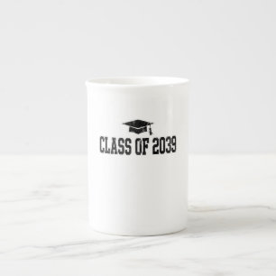 Caneca De Porcelana Camisa da Turma de 2039 Camisa de Graduação Var