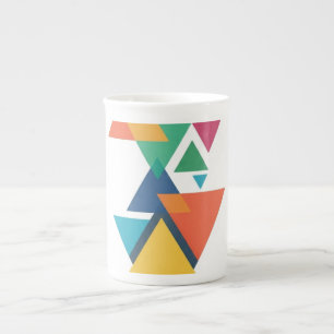 Caneca De Porcelana Camiseta Manga Longa ADOM Geometric Art