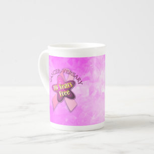 Caneca De Porcelana Cancer-versary feliz