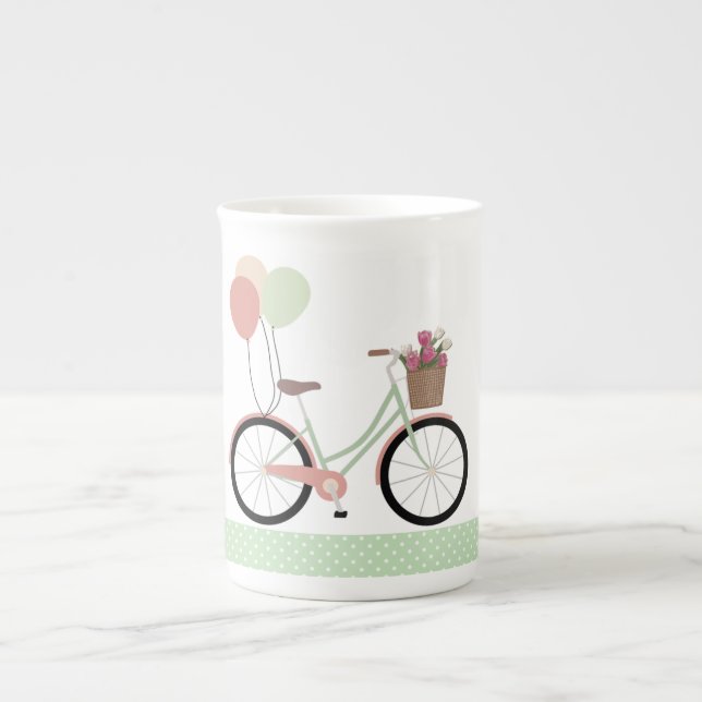 Caneca De Porcelana Caneta de bicicleta (Frente)
