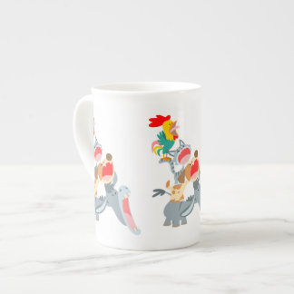Caneca De Porcelana Cantão Bonita Bremen Músicos Bone China Mug