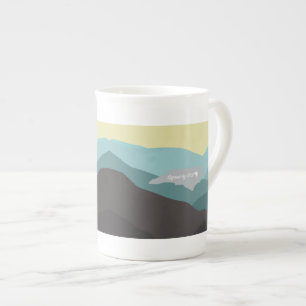 Caneca De Porcelana Carolina do Norte, Assinada por Deus