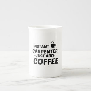 CANECA DE PORCELANA CARPENTER INSTANTÂNEA ACRESCENTE O CAFÉ