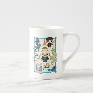 Caneca De Porcelana Cartografia GELLERT GRINDELWALD™ & Barebone