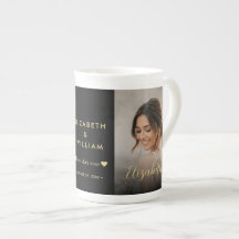 Casamento personalizado com bolinhas douradas e pr