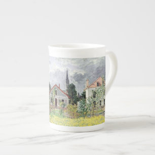 Caneca De Porcelana Casas em Argenteuil Claude Monet