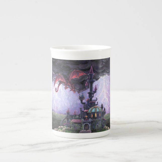 Caneca De Porcelana Castelo Dragon (Frente)