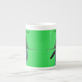 Caneca De Porcelana Cat in Witch Hat Mug