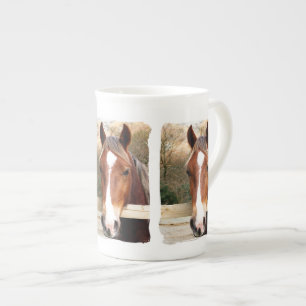 CANECA DE PORCELANA CAVALOS