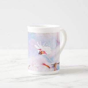 Caneca De Porcelana Cereja Japonesa - Sakura em Bloom