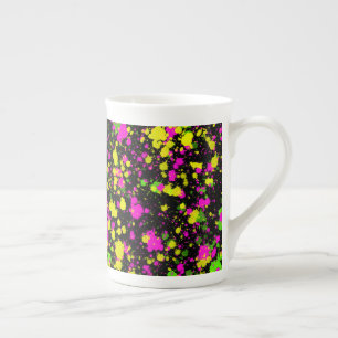 Caneca De Porcelana Céu Estrelado Elegante Multicolorido Luxo Astronom