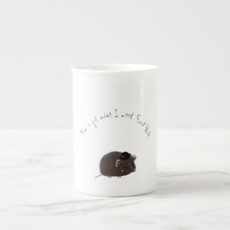 Caneca De Porcelana "Chá é o que eu preciso", disse Vole.