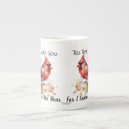 Caneca De Porcelana Chá Time Com Você Porque Eu Sei Que Você É Quase M