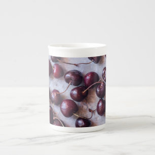 Caneca De Porcelana Cherries