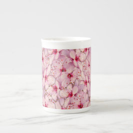 Caneca De Porcelana Cherry Blossom