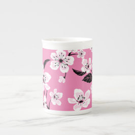 CANECA DE PORCELANA CHERRY BLOSSOM - SAKURA (LITE PINK)