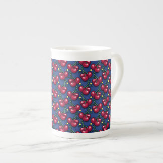 Caneca De Porcelana Cherry Pattern