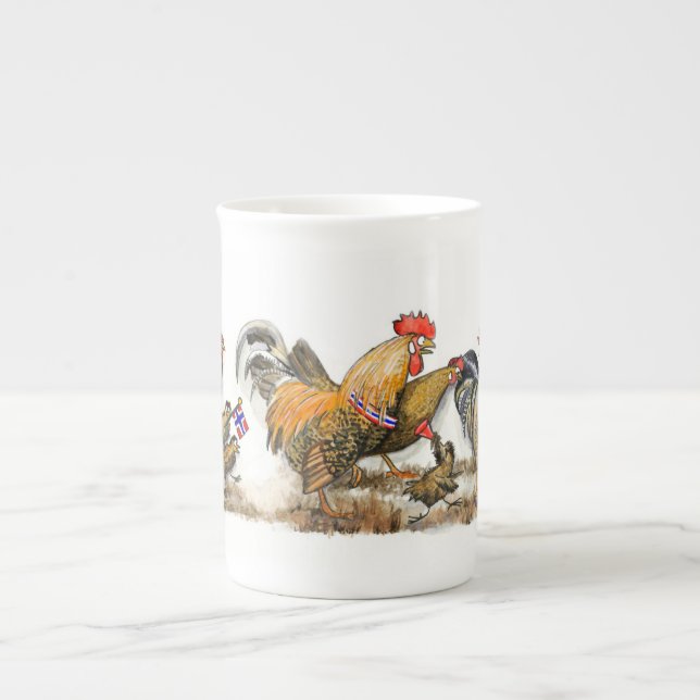 Caneca De Porcelana Chicken mug #7 (Frente)