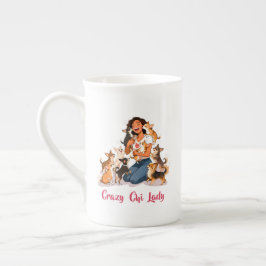 Caneca De Porcelana Chimigos - Louca Dama do Chi - Chihuahua