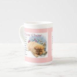 Caneca De Porcelana Chow Chow Heritage of Love Puppy