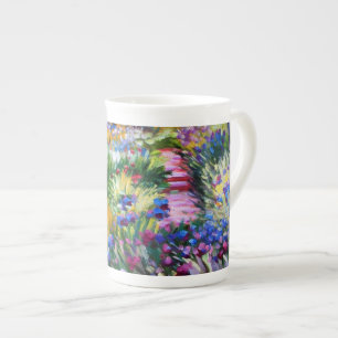 Caneca De Porcelana Claude Monet: Jardim da íris por Giverny