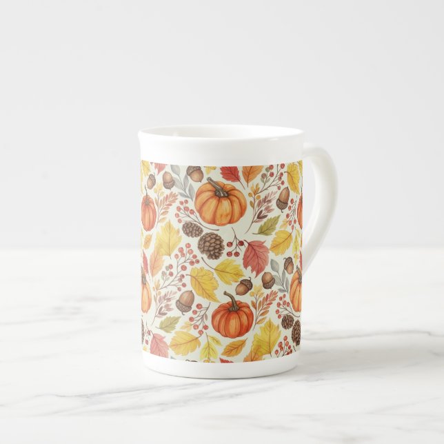 Caneca De Porcelana Clima de Suéter (Frente Esquerda)