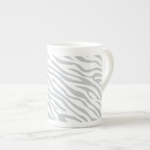 Caneca De Porcelana Clique mágico das listras da zebra para