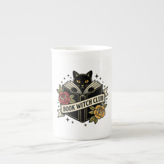 Caneca De Porcelana Clube do Gato Bruxa Logo do Livro
