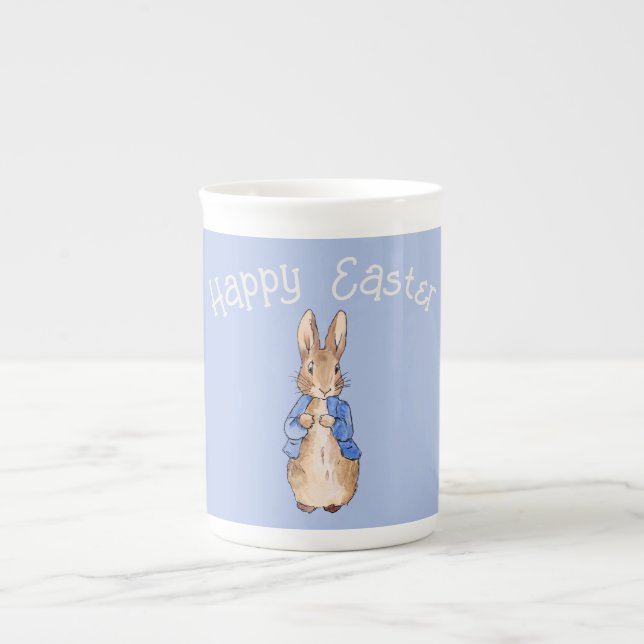 Caneca De Porcelana coelho de Páscoa (Frente)